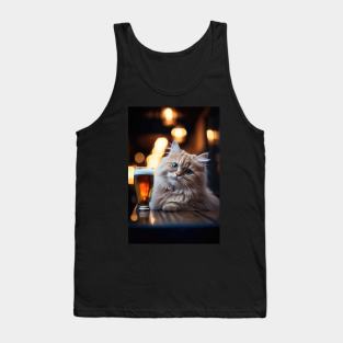 Orange Tabby Ale Tank Top